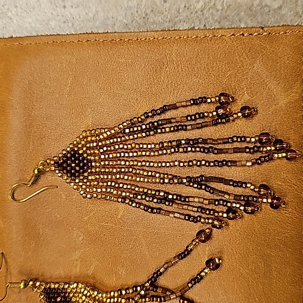 Beaded earrings - Picture 3 of 3